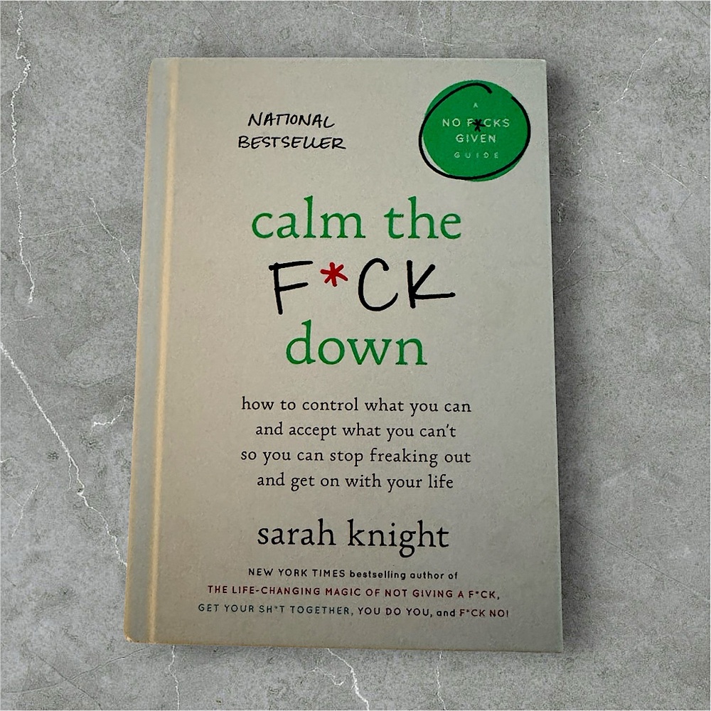 Calm the F*ck Down Book